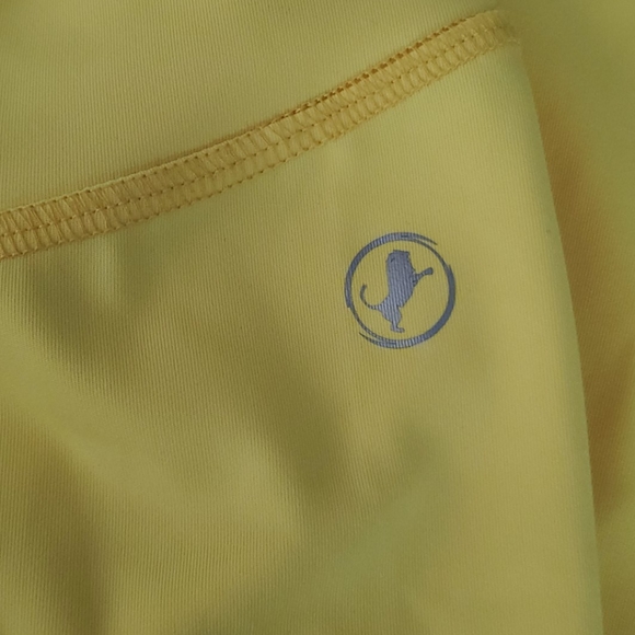 Bright Yellow Capris Leggings - Picture 3 of 5